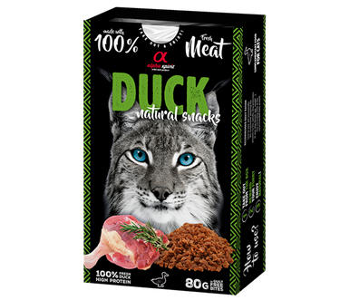 Natural Snacks for Cats Duck 80 g